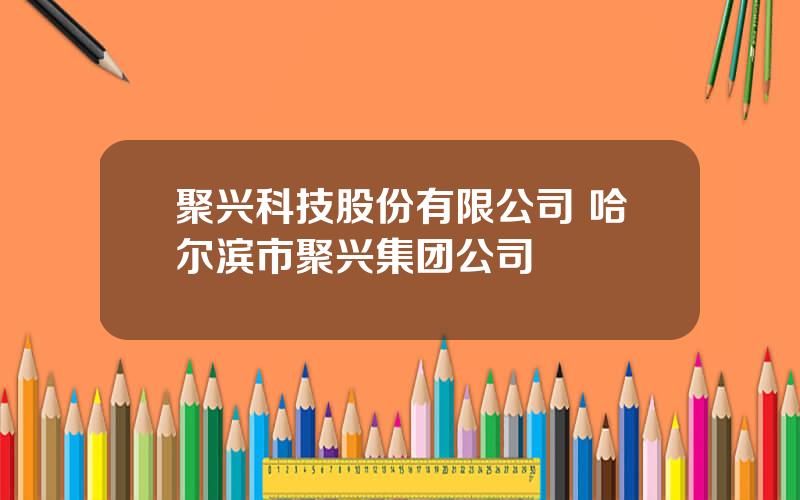 聚兴科技股份有限公司 哈尔滨市聚兴集团公司